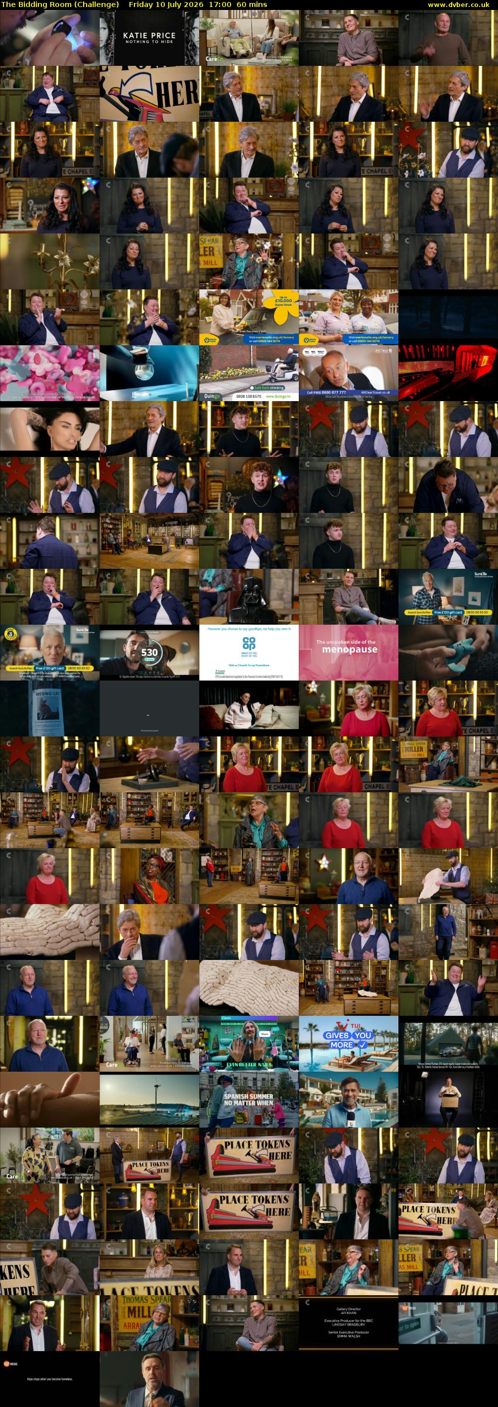 The Bidding Room (Challenge) Friday 10 July 2026 17:00 - 18:00