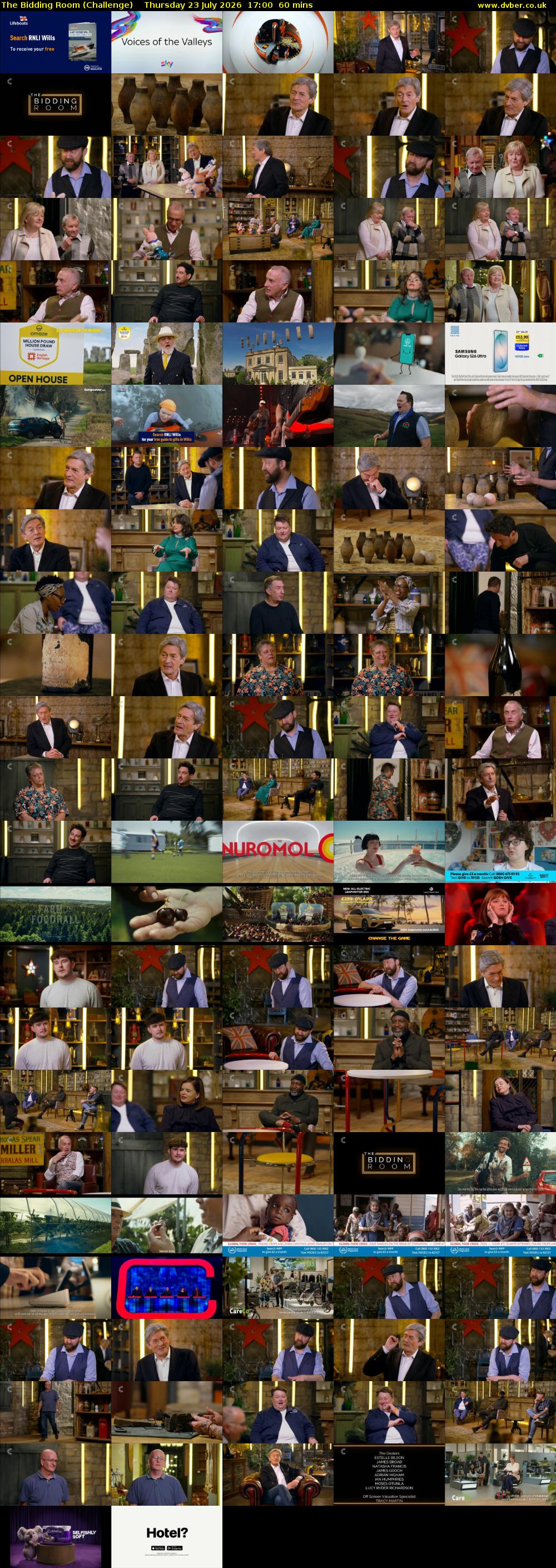 The Bidding Room (Challenge) Thursday 23 July 2026 17:00 - 18:00