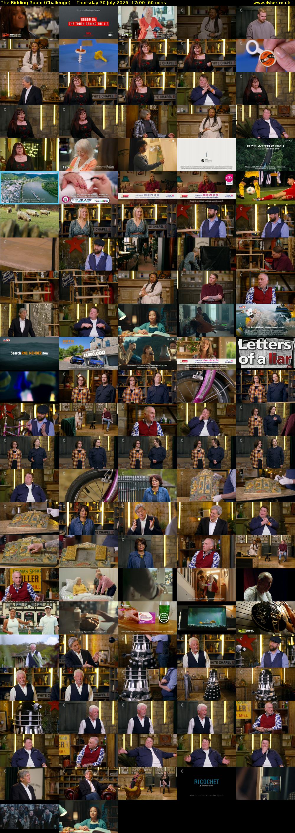 The Bidding Room (Challenge) Thursday 30 July 2026 17:00 - 18:00