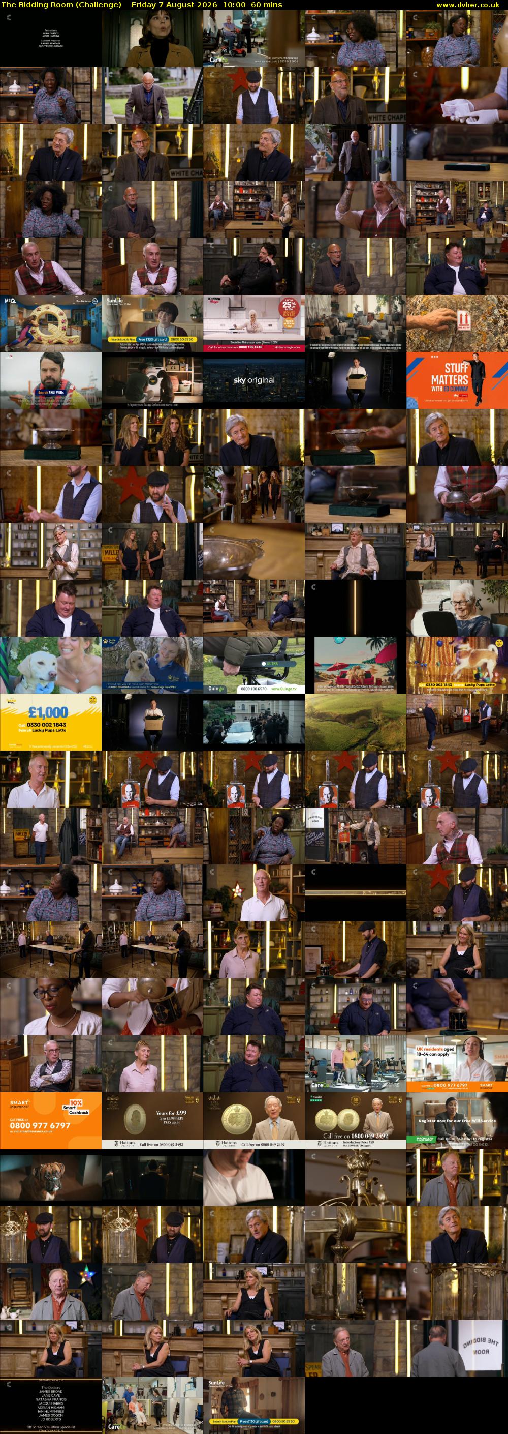 The Bidding Room (Challenge) Friday 7 August 2026 10:00 - 11:00