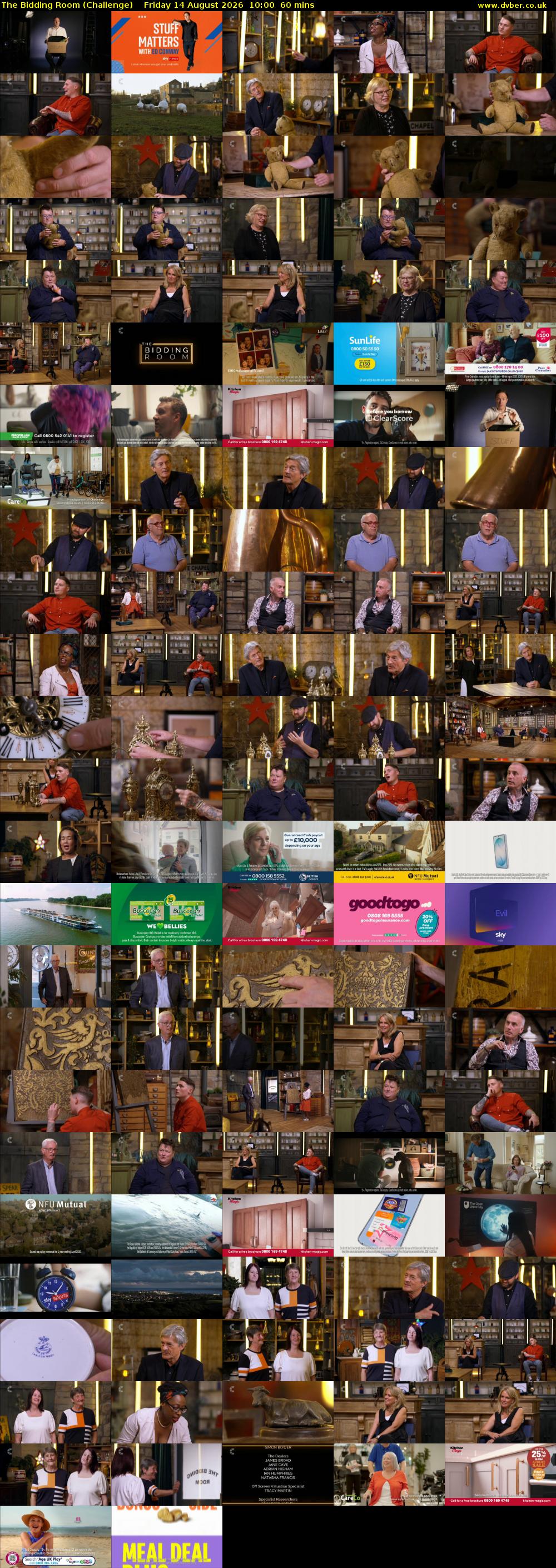 The Bidding Room (Challenge) Friday 14 August 2026 10:00 - 11:00