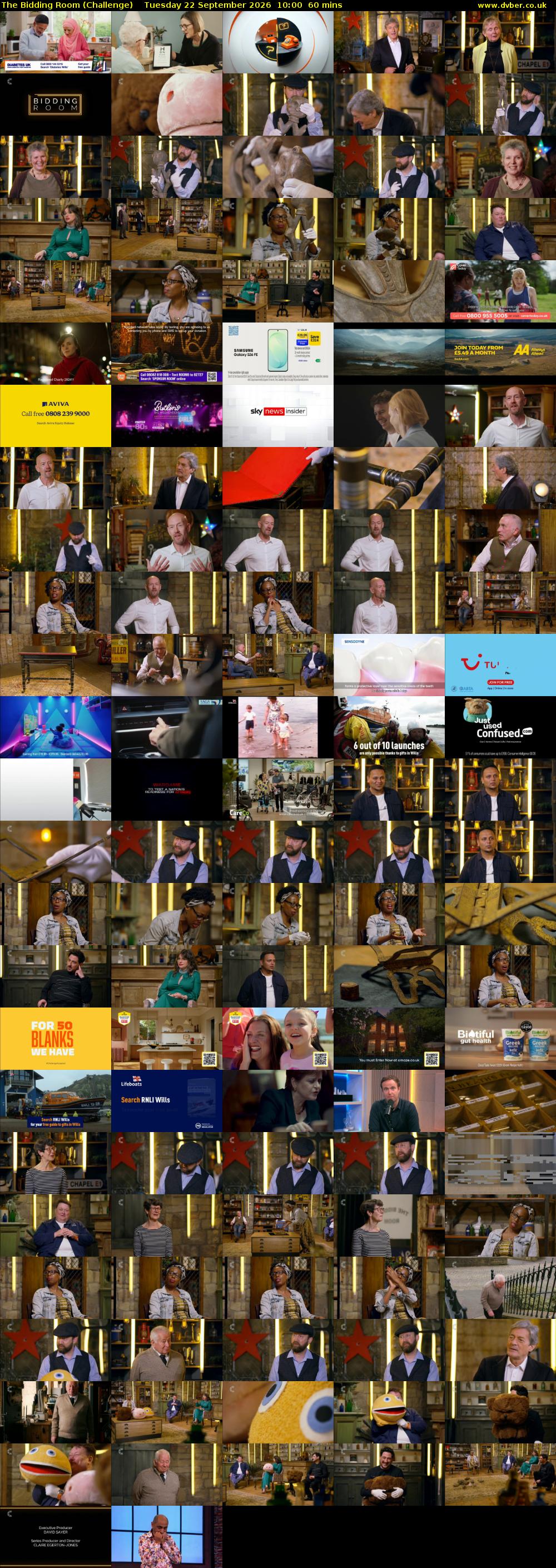 The Bidding Room (Challenge) Tuesday 22 September 2026 10:00 - 11:00