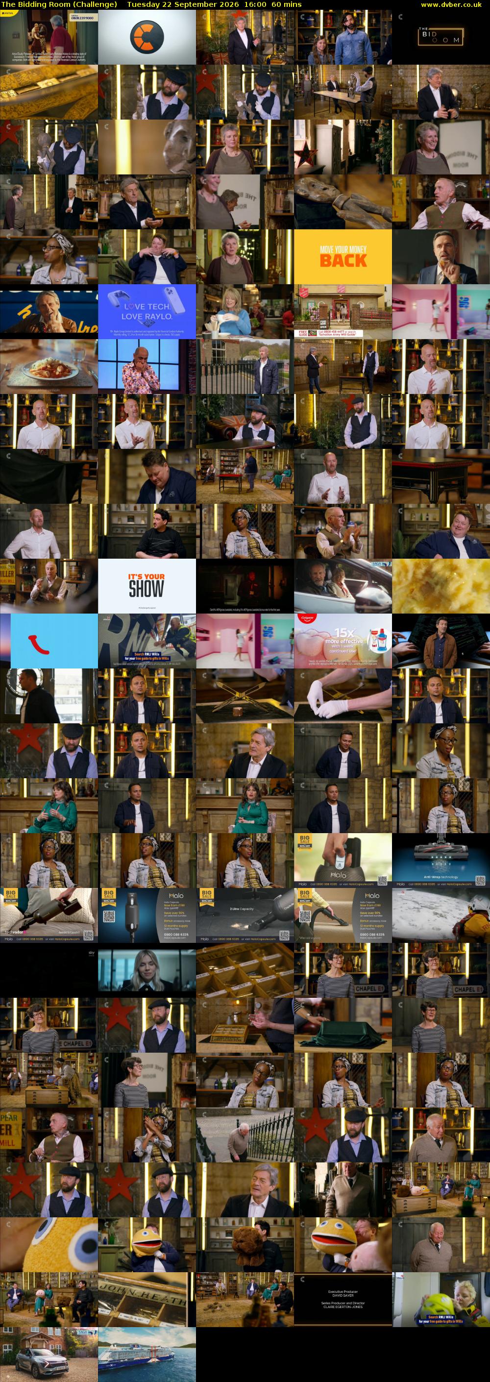 The Bidding Room (Challenge) Tuesday 22 September 2026 16:00 - 17:00