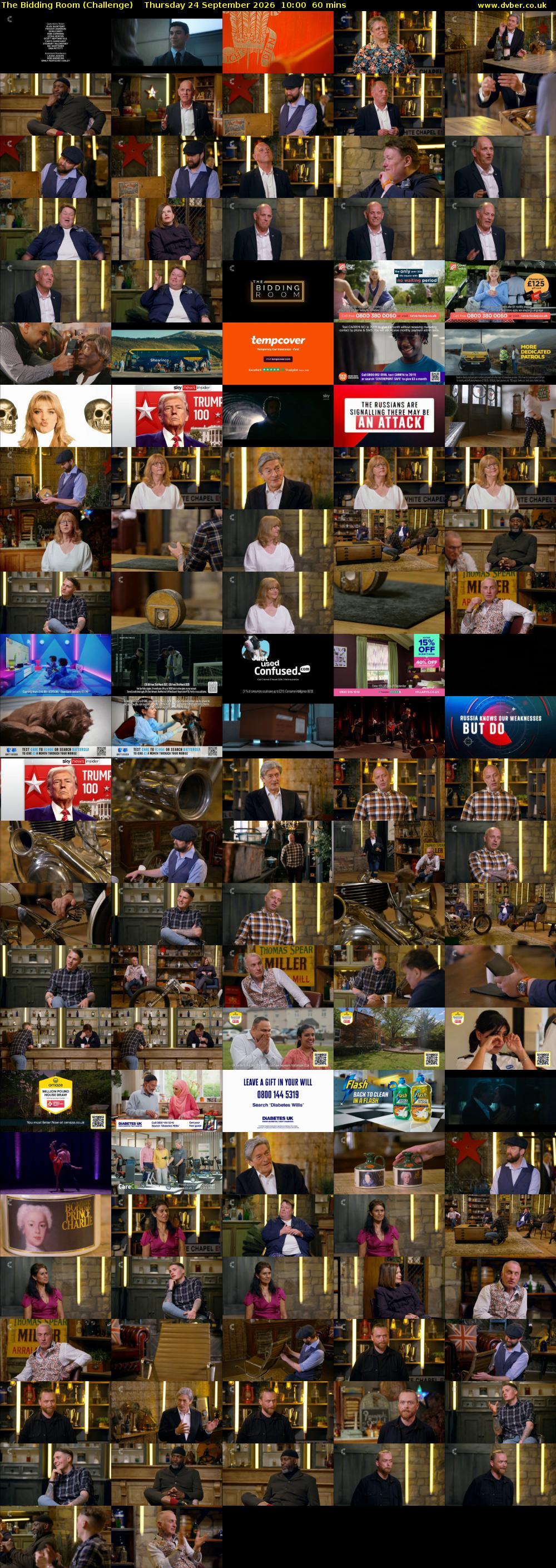 The Bidding Room (Challenge) Thursday 24 September 2026 10:00 - 11:00
