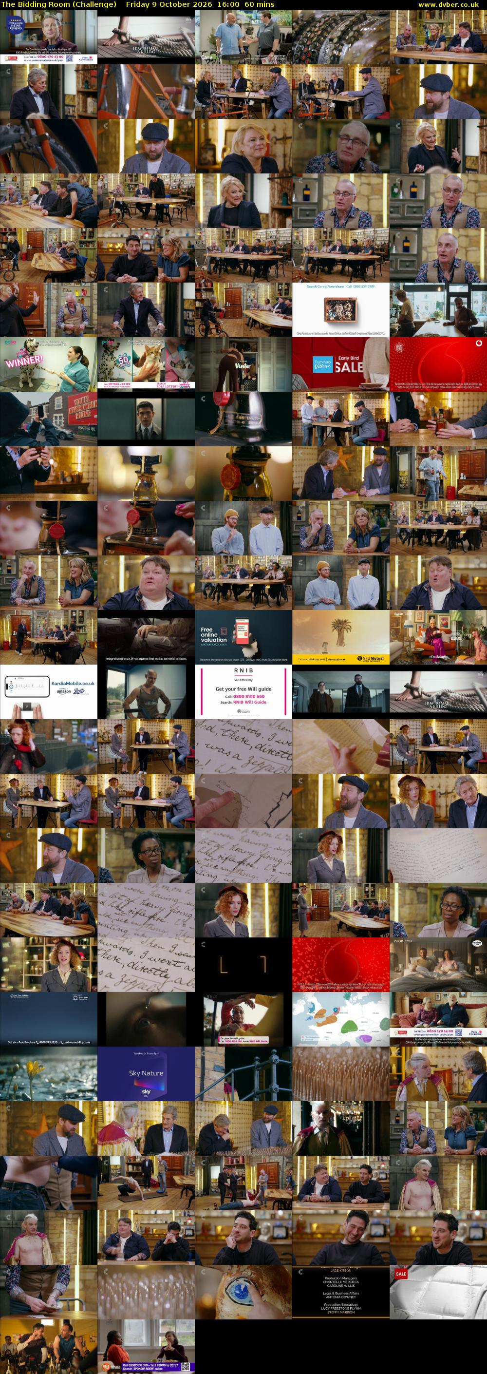 The Bidding Room (Challenge) Friday 9 October 2026 16:00 - 17:00
