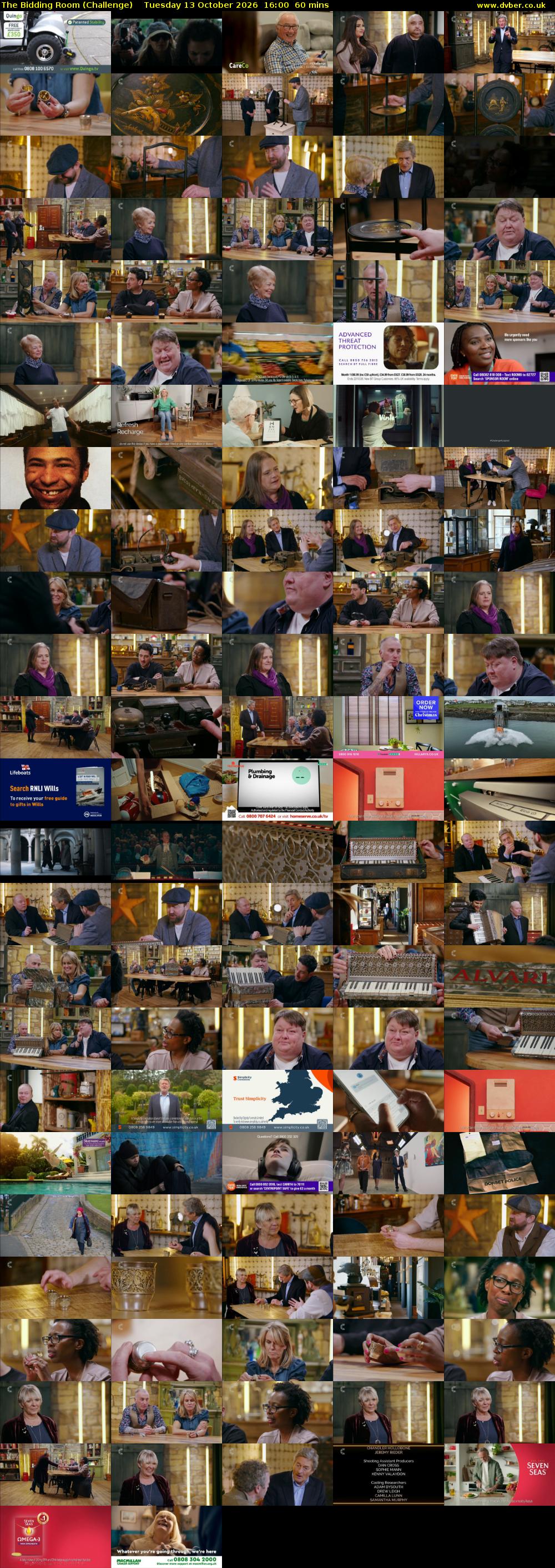 The Bidding Room (Challenge) Tuesday 13 October 2026 16:00 - 17:00