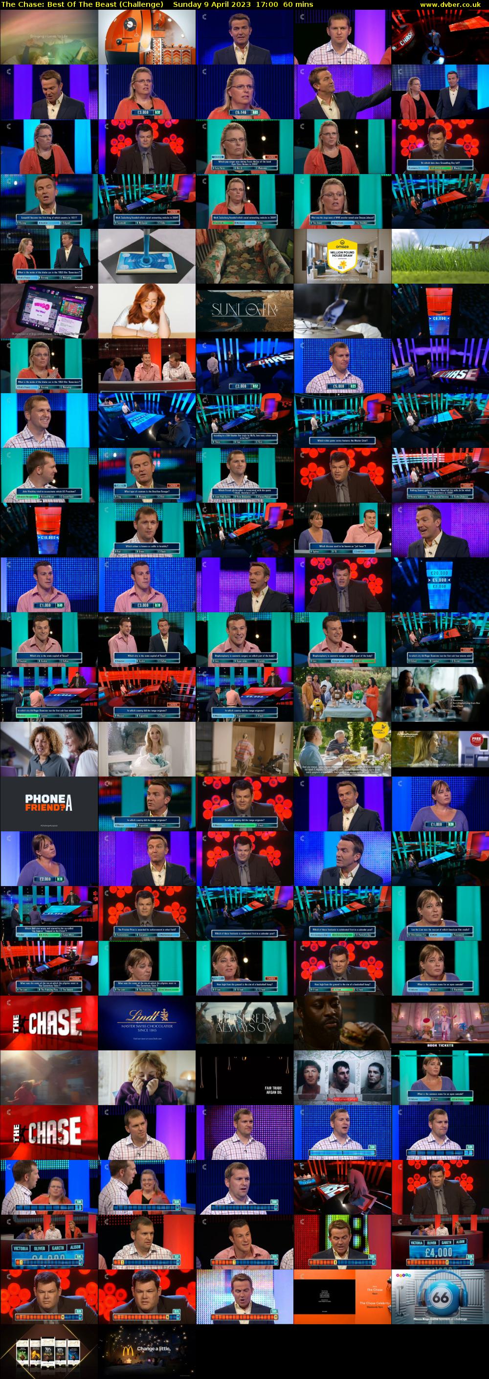 The Chase: Best Of The Beast (Challenge) Sunday 9 April 2023 17:00 - 18:00
