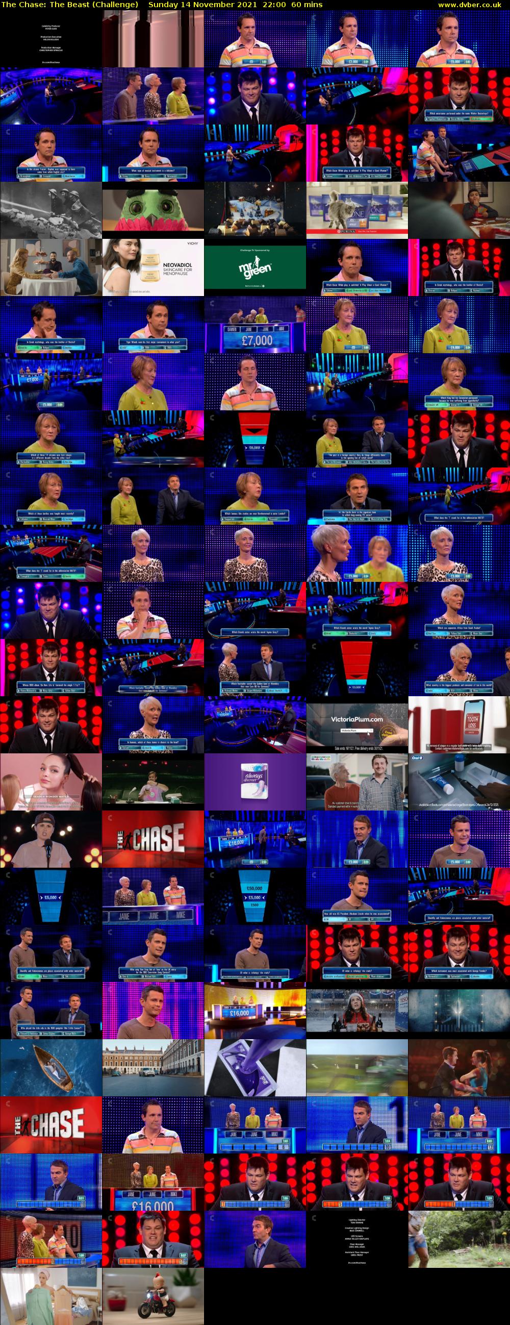 The Chase: The Beast (Challenge) Sunday 14 November 2021 22:00 - 23:00