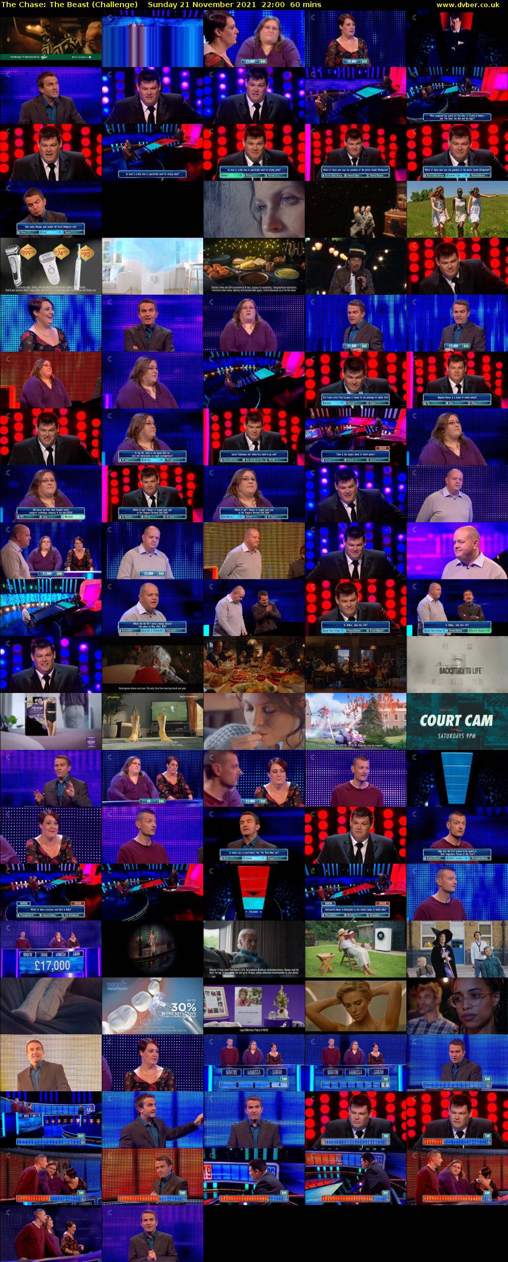 The Chase: The Beast (Challenge) Sunday 21 November 2021 22:00 - 23:00