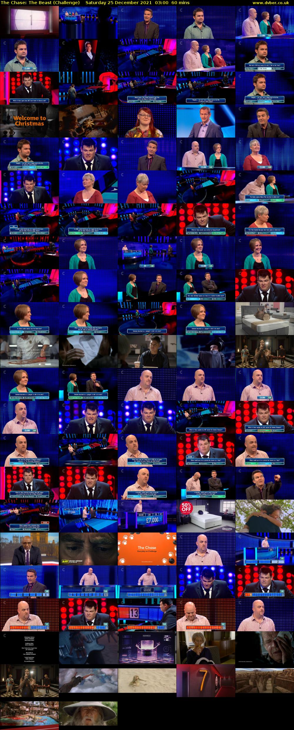 The Chase: The Beast (Challenge) Saturday 25 December 2021 03:00 - 04:00