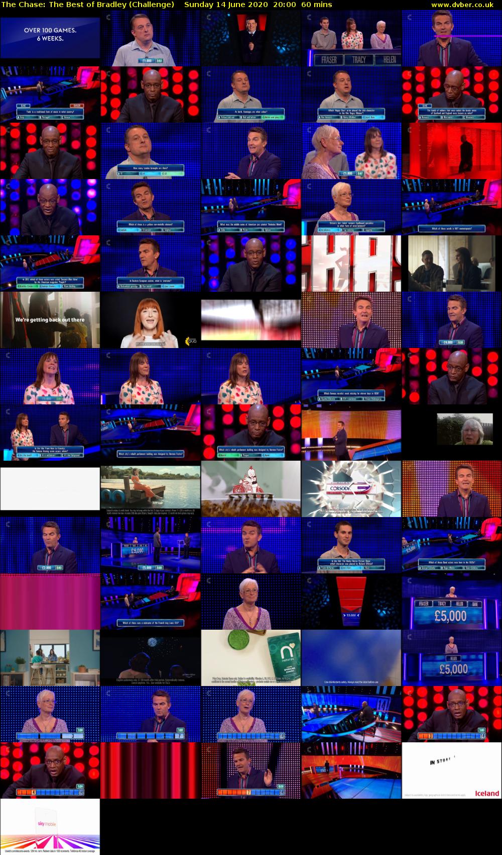 The Chase: The Best of Bradley (Challenge) Sunday 14 June 2020 20:00 - 21:00