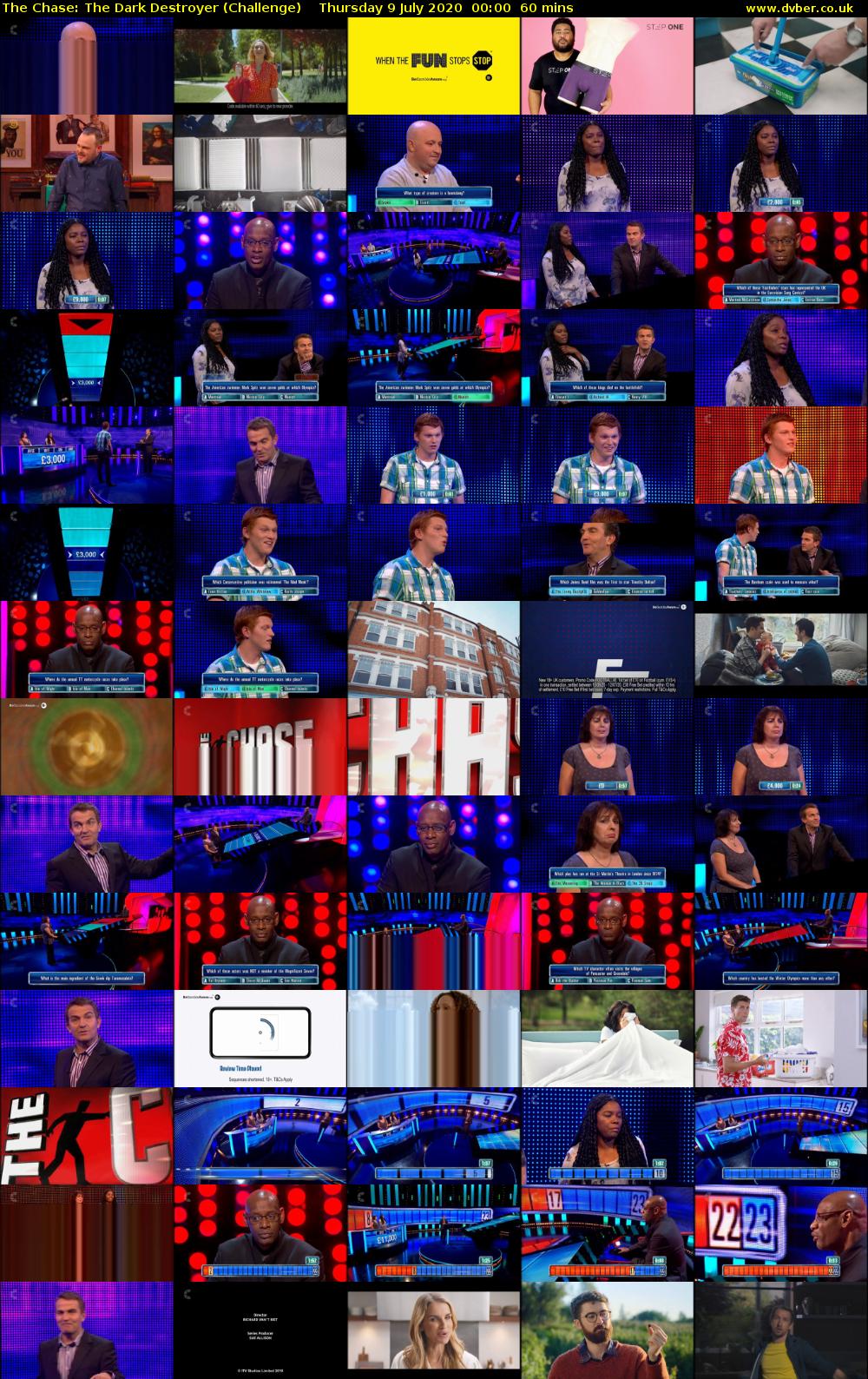 The Chase: The Dark Destroyer (Challenge) Thursday 9 July 2020 00:00 - 01:00