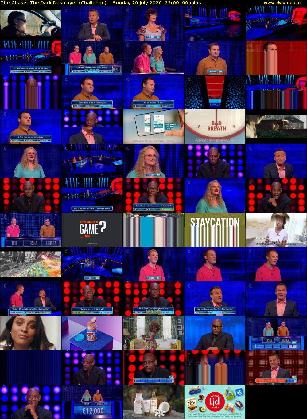The Chase: The Dark Destroyer (Challenge) Sunday 26 July 2020 22:00 - 23:00