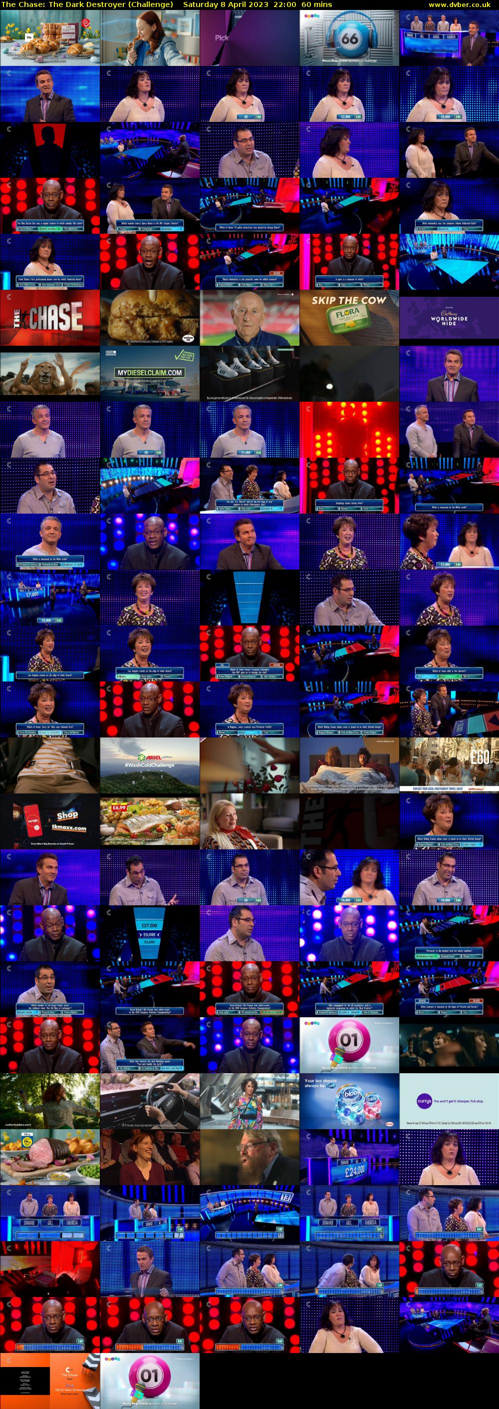 The Chase: The Dark Destroyer (Challenge) Saturday 8 April 2023 22:00 - 23:00