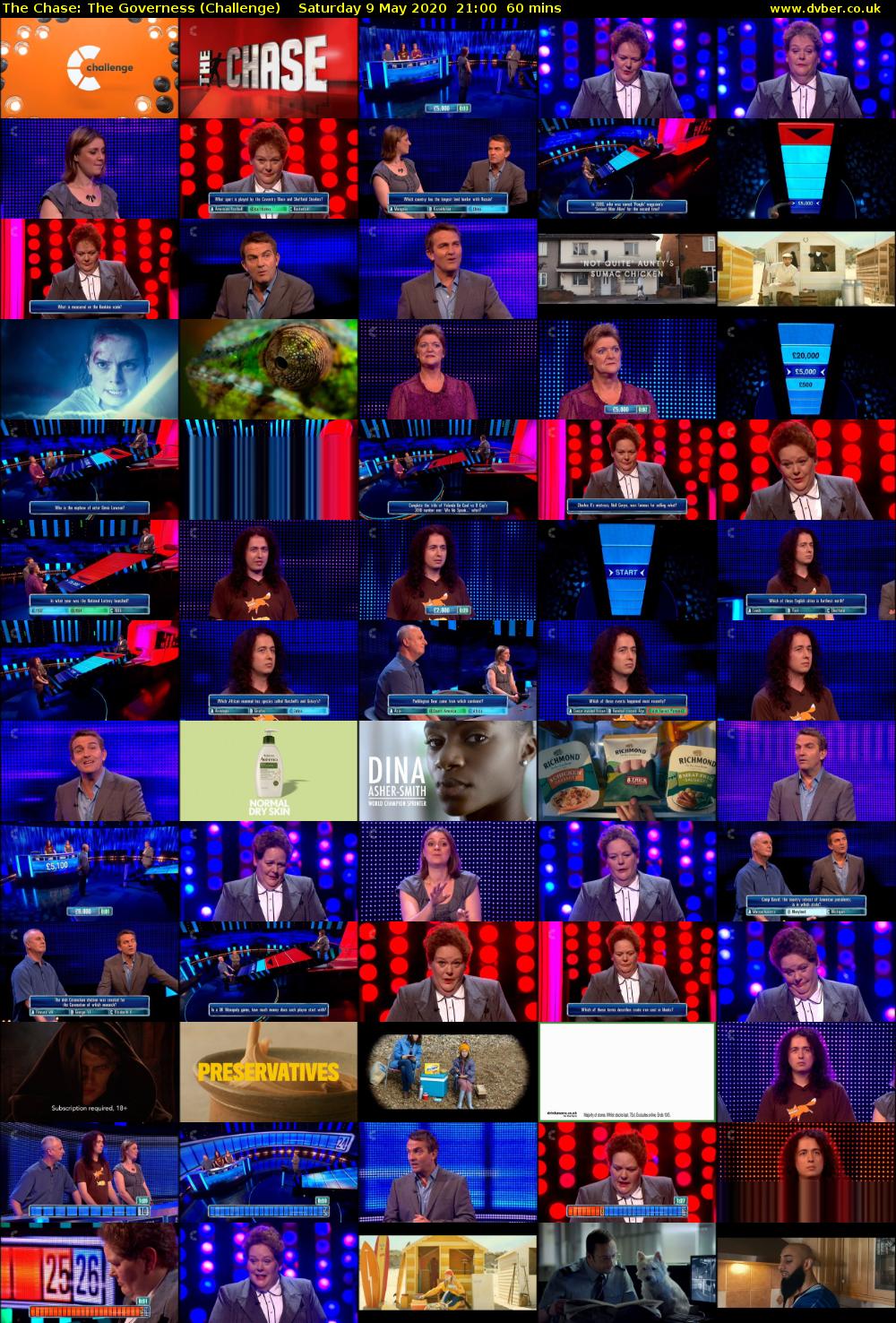 The Chase: The Governess (Challenge) Saturday 9 May 2020 21:00 - 22:00