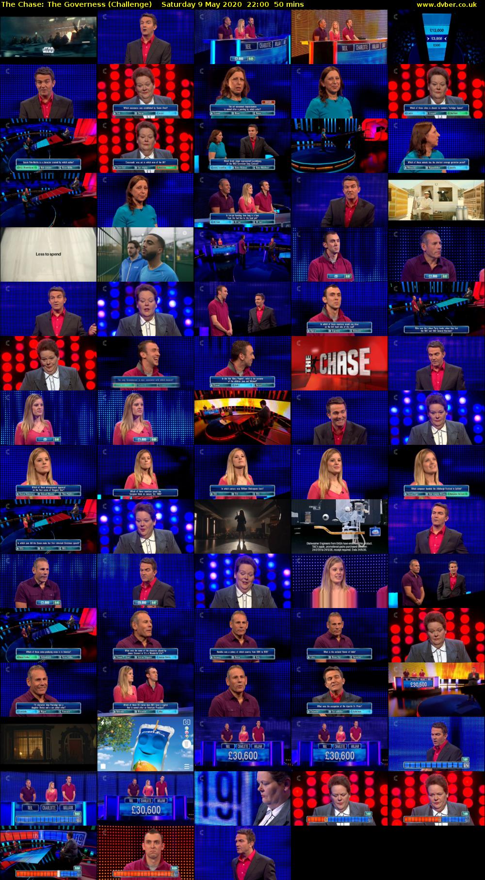 The Chase: The Governess (Challenge) Saturday 9 May 2020 22:00 - 22:50