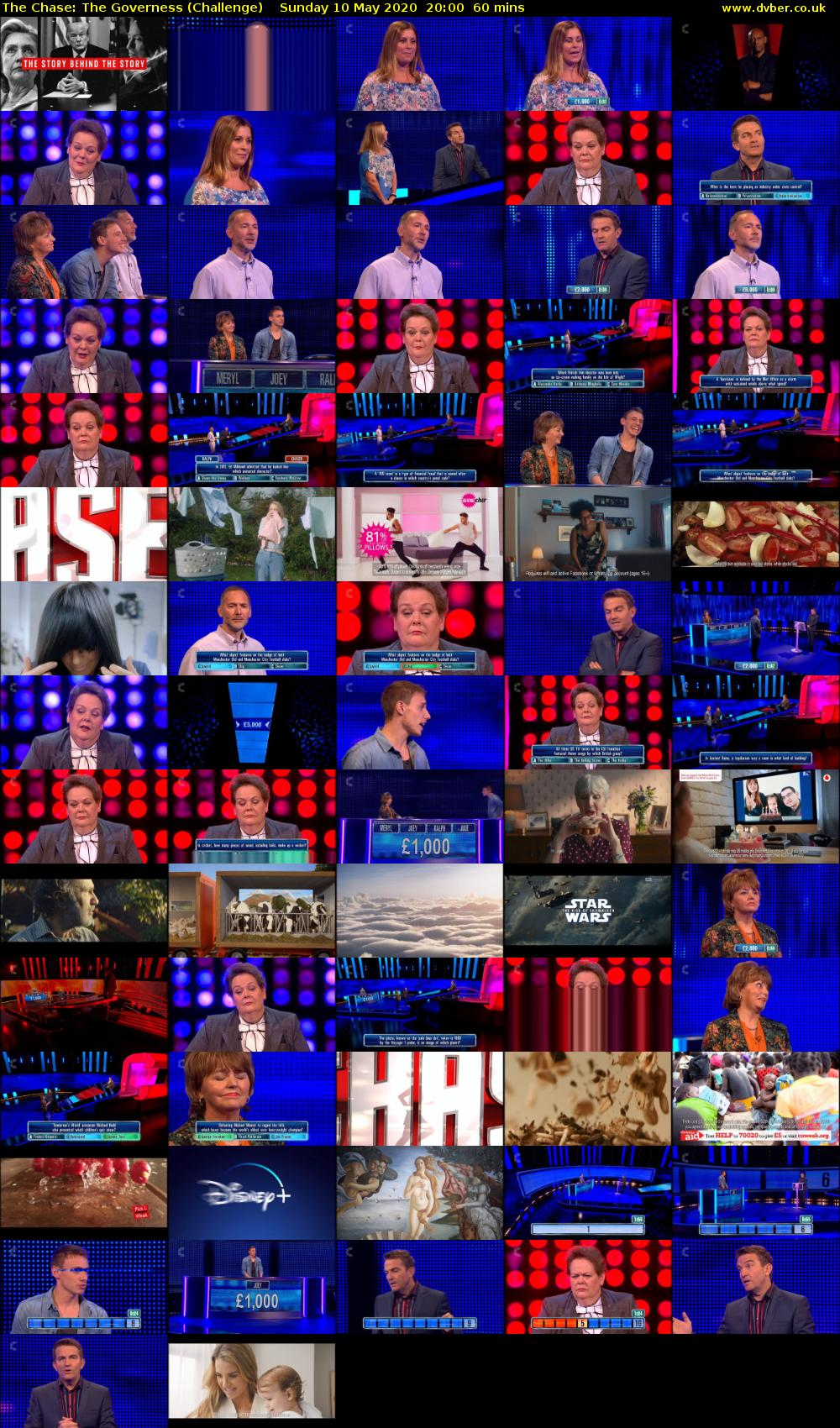 The Chase: The Governess (Challenge) Sunday 10 May 2020 20:00 - 21:00