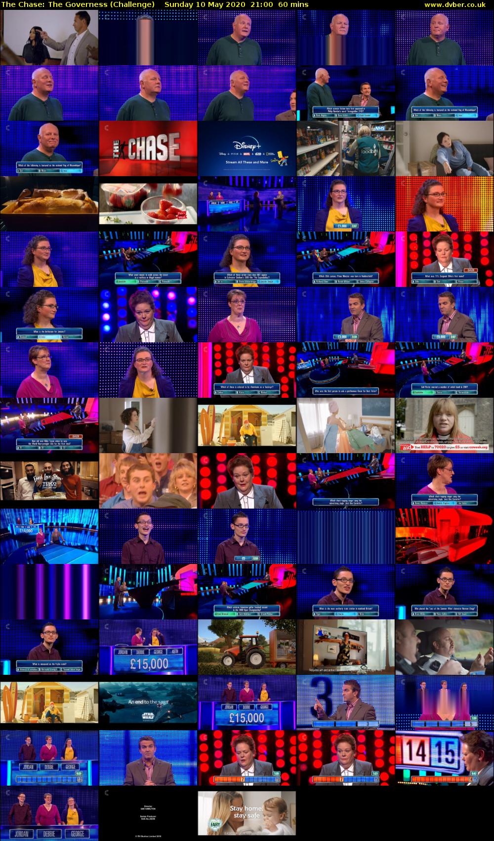 The Chase: The Governess (Challenge) Sunday 10 May 2020 21:00 - 22:00
