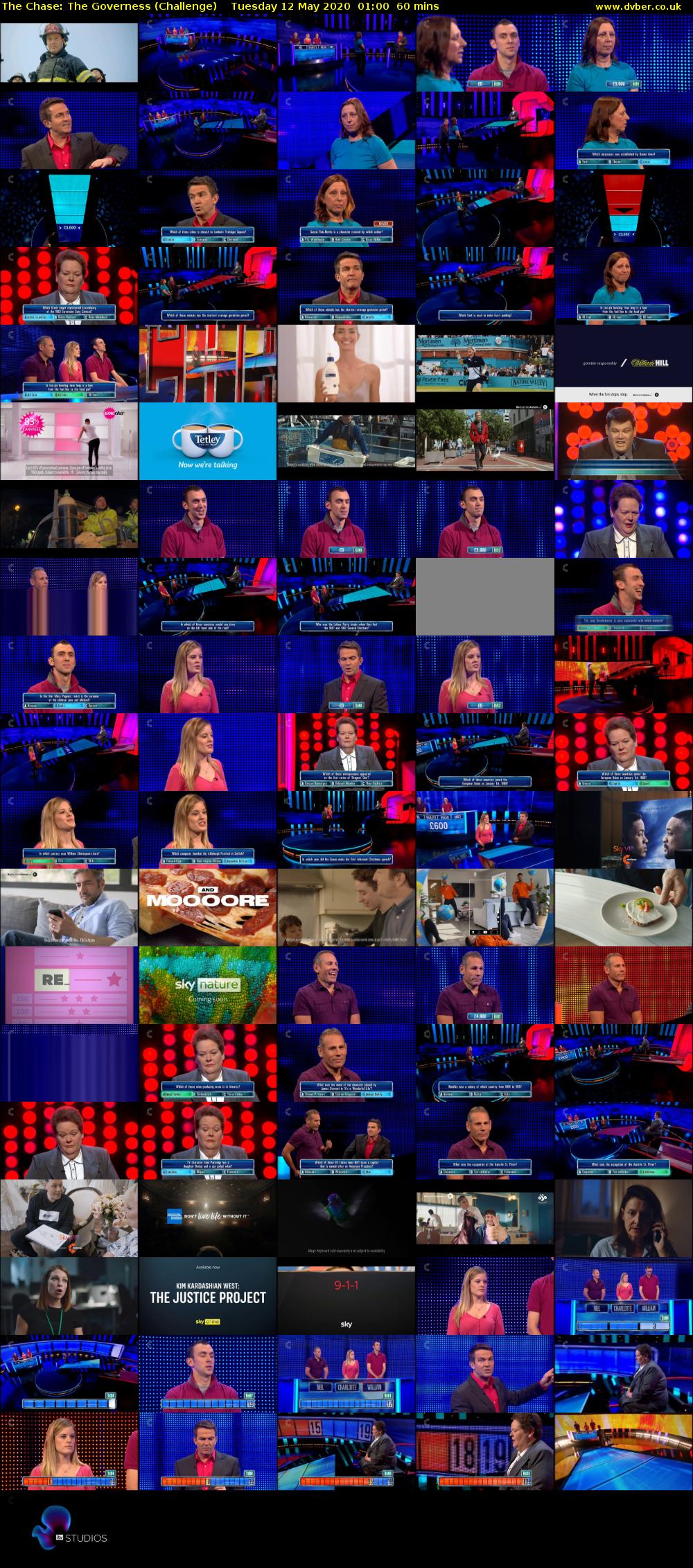The Chase: The Governess (Challenge) Tuesday 12 May 2020 01:00 - 02:00