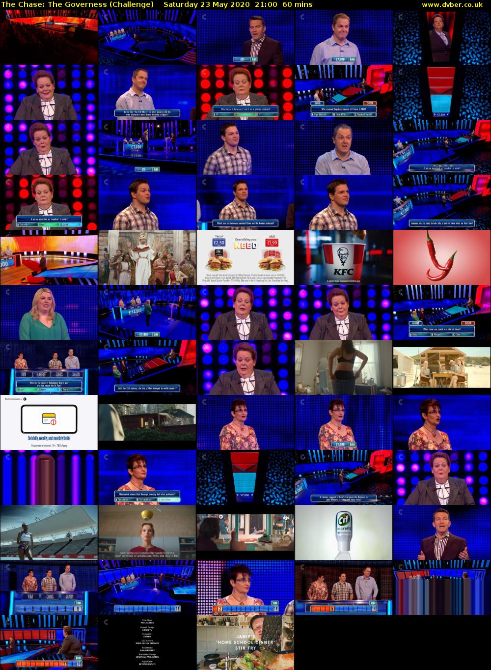 The Chase: The Governess (Challenge) Saturday 23 May 2020 21:00 - 22:00