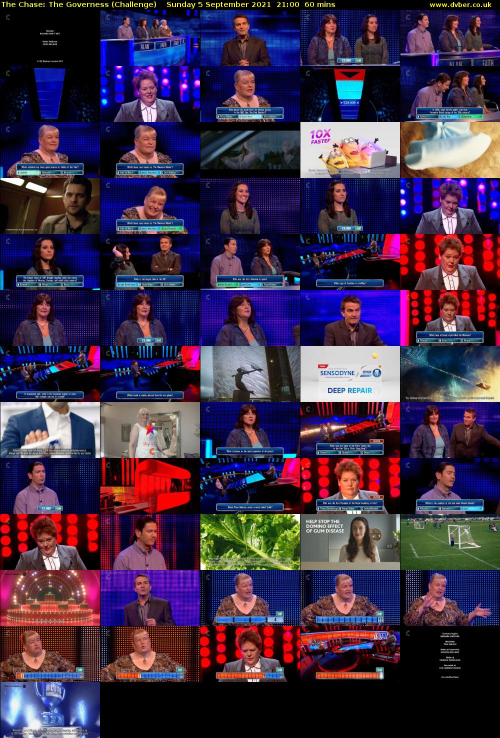 The Chase: The Governess (Challenge) Sunday 5 September 2021 22:00 - 23:00
