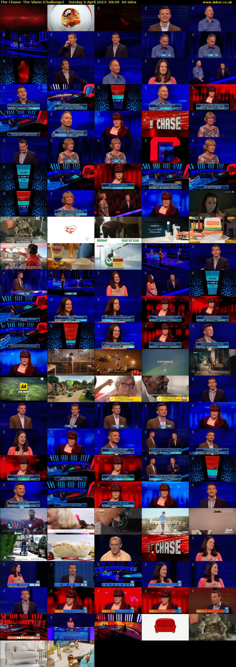The Chase: The Vixen (Challenge) Sunday 9 April 2023 09:00 - 10:00