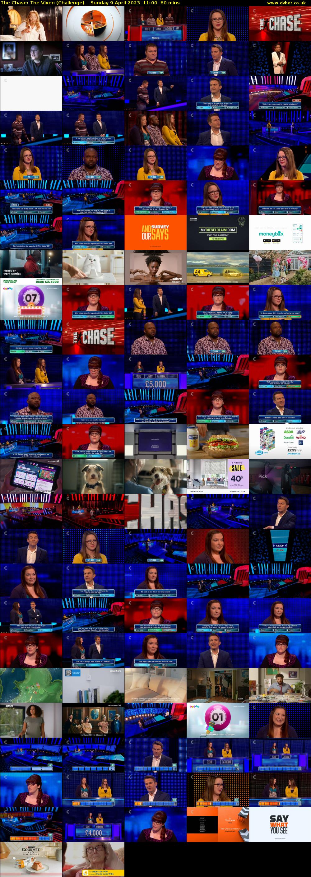 The Chase: The Vixen (Challenge) Sunday 9 April 2023 11:00 - 12:00