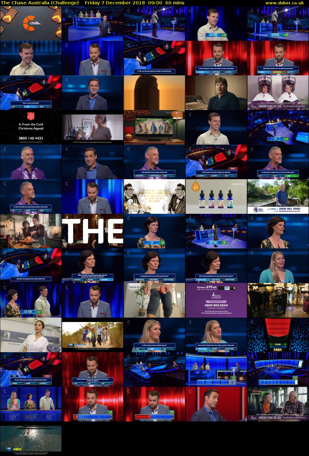 The Chase Australia (Challenge) Friday 7 December 2018 09:00 - 10:00