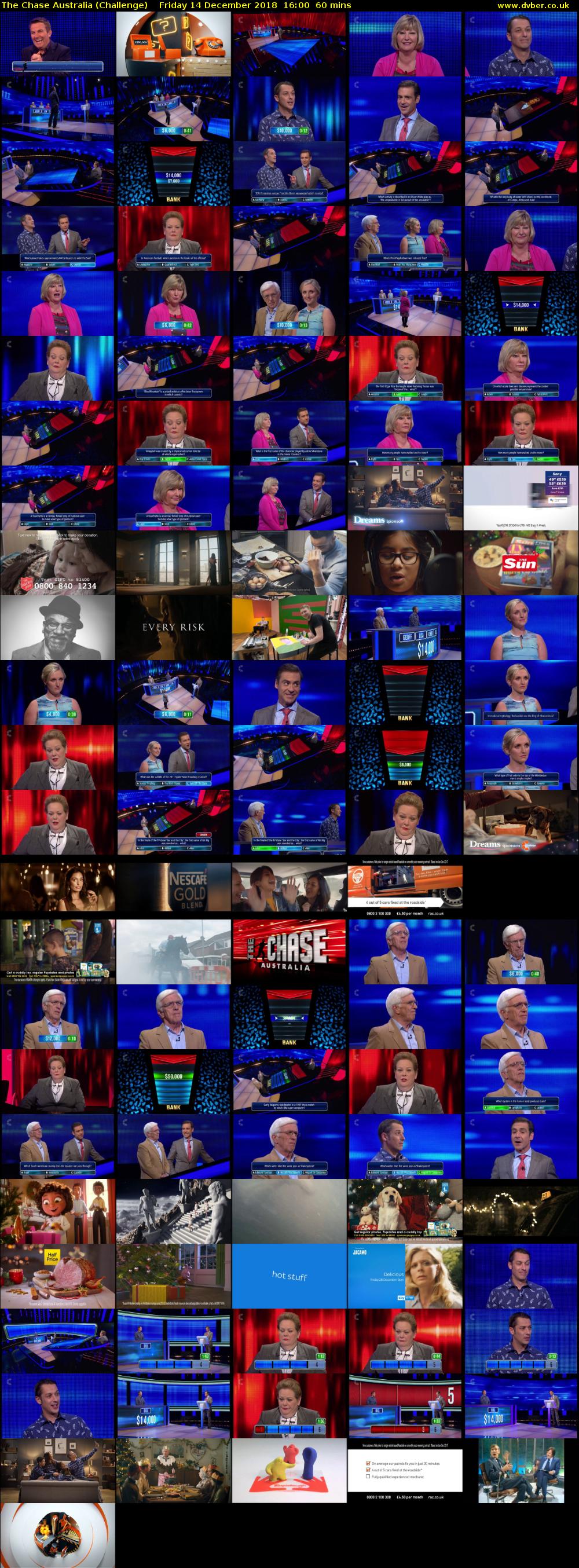 The Chase Australia (Challenge) Friday 14 December 2018 16:00 - 17:00
