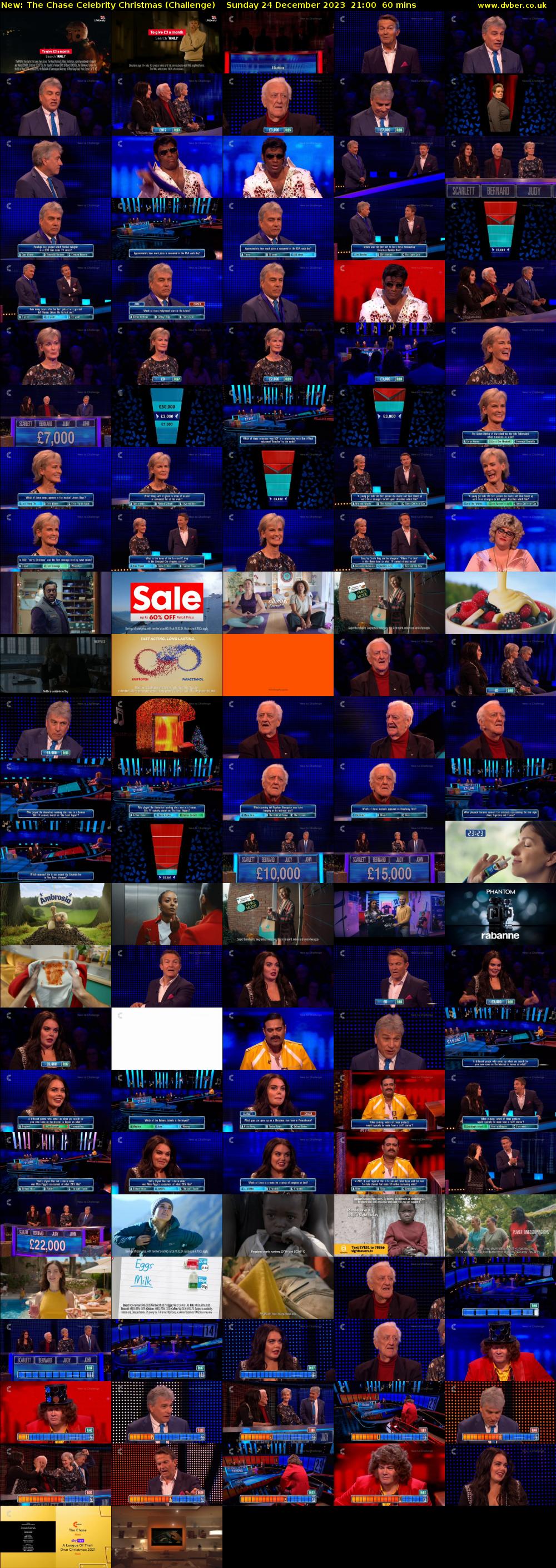 The Chase Celebrity Christmas (Challenge) Sunday 24 December 2023 21:00 - 22:00