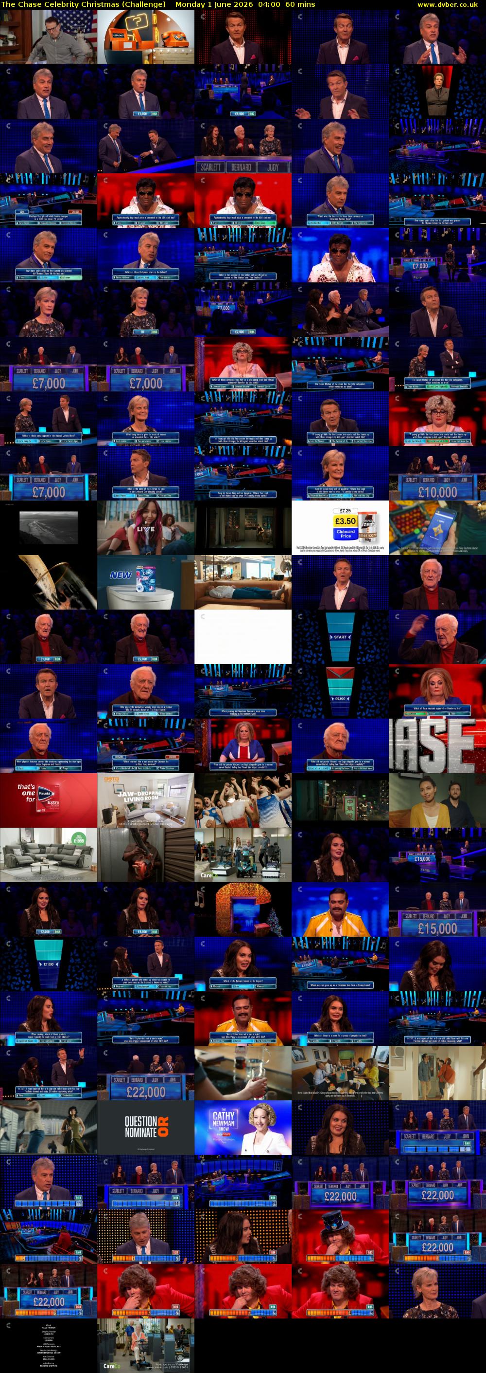 The Chase Celebrity Christmas (Challenge) Monday 1 June 2026 04:00 - 05:00