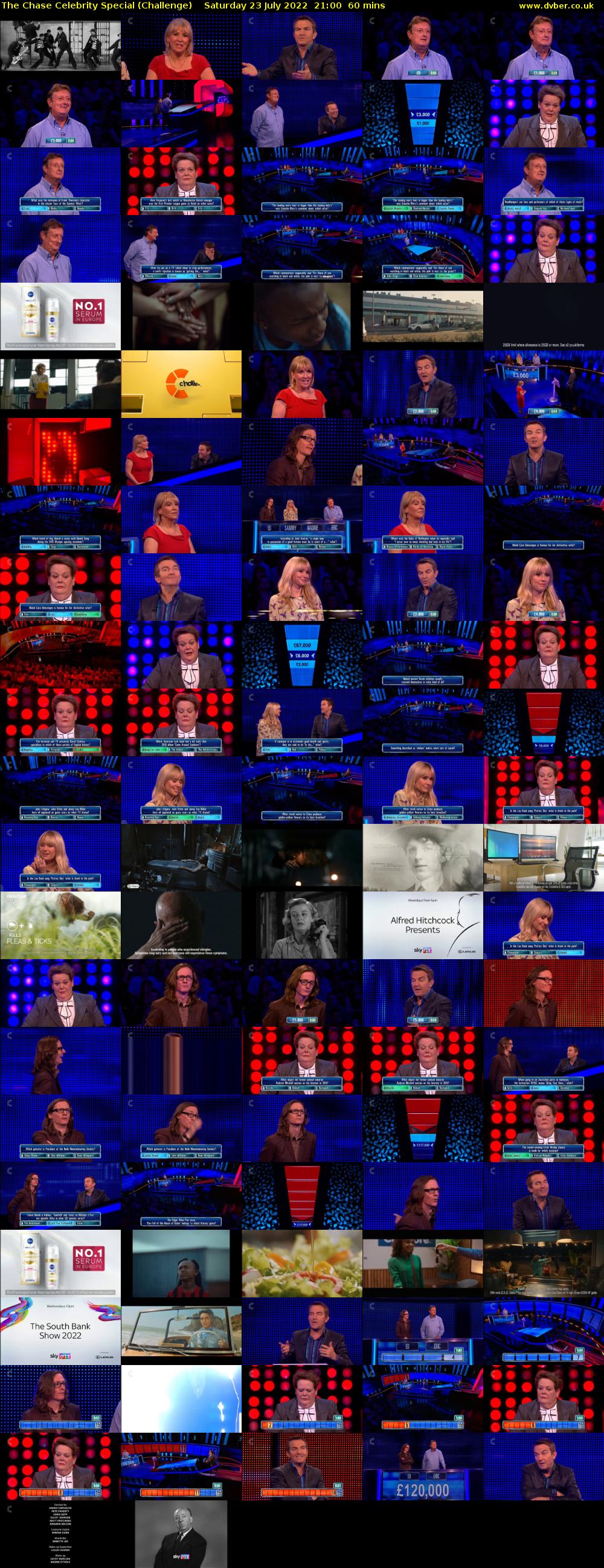 The Chase Celebrity Special (Challenge) Saturday 23 July 2022 21:00 - 22:00