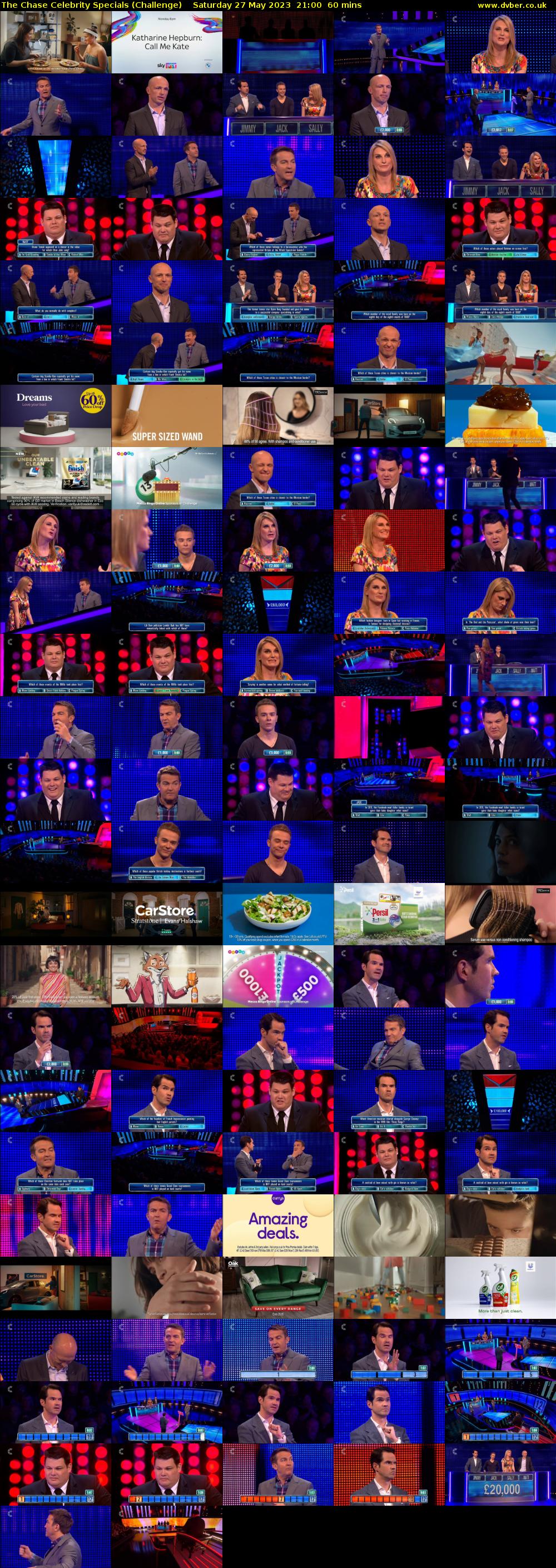 The Chase Celebrity Specials (Challenge) Saturday 27 May 2023 21:00 - 22:00