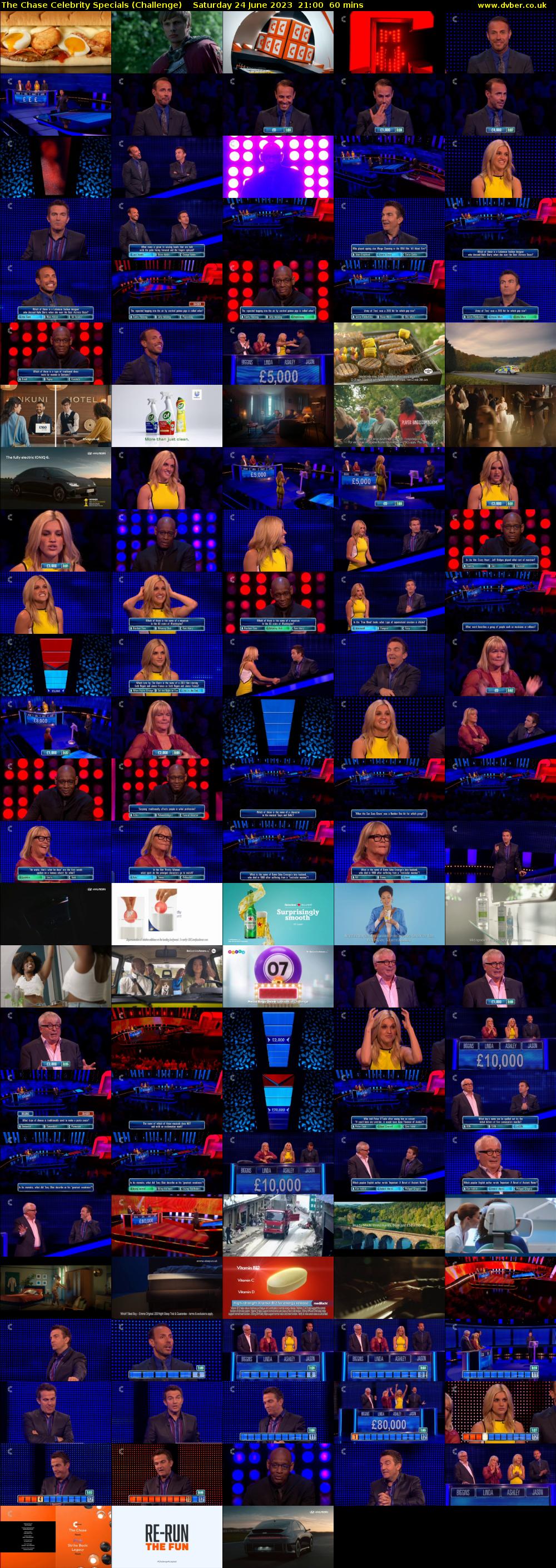 The Chase Celebrity Specials (Challenge) Saturday 24 June 2023 21:00 - 22:00