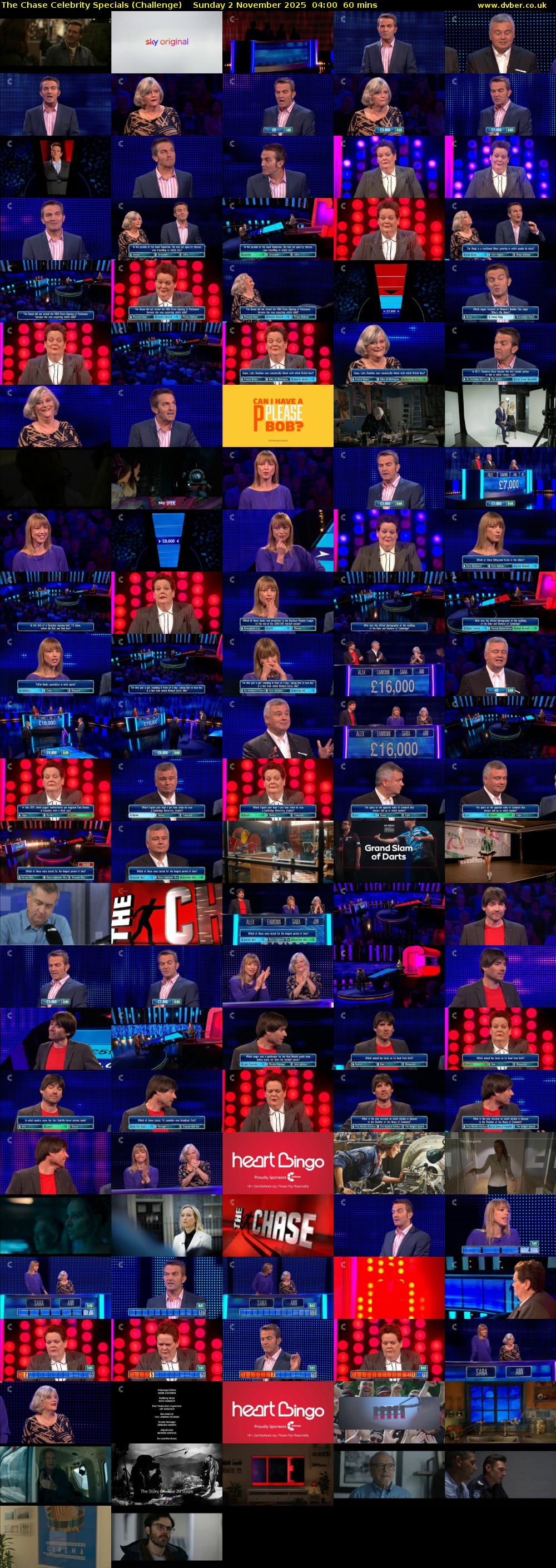 The Chase Celebrity Specials (Challenge) Sunday 2 November 2025 04:00 - 05:00