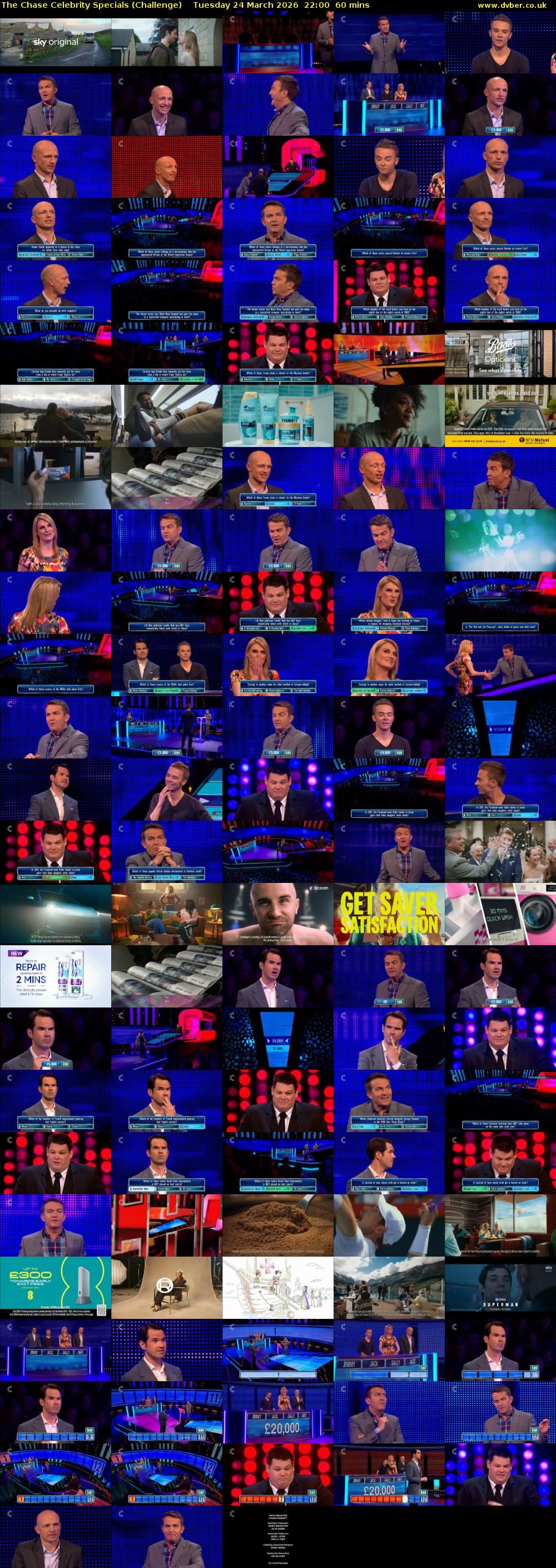 The Chase Celebrity Specials (Challenge) Tuesday 24 March 2026 22:00 - 23:00