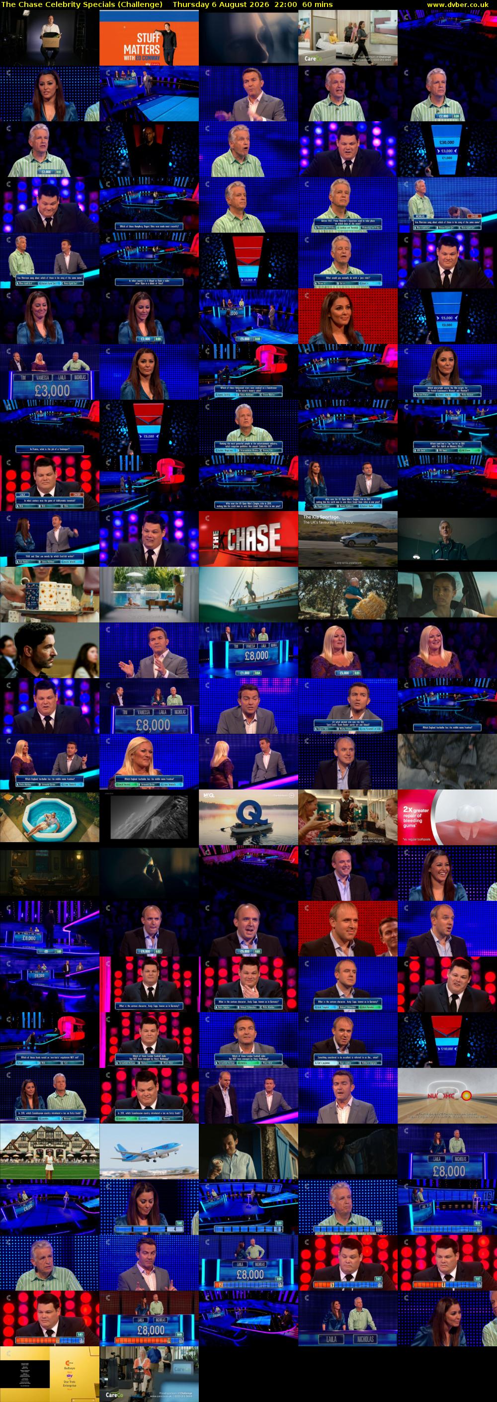 The Chase Celebrity Specials (Challenge) Thursday 6 August 2026 22:00 - 23:00