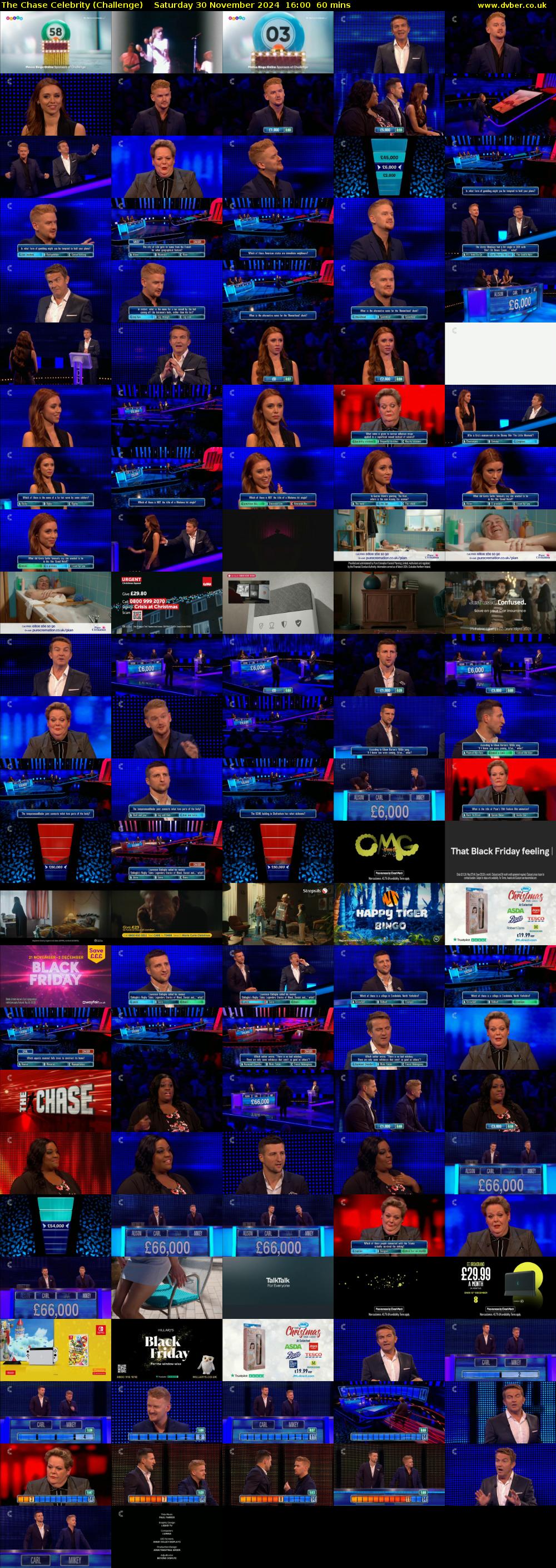 The Chase Celebrity (Challenge) Saturday 30 November 2024 16:00 - 17:00