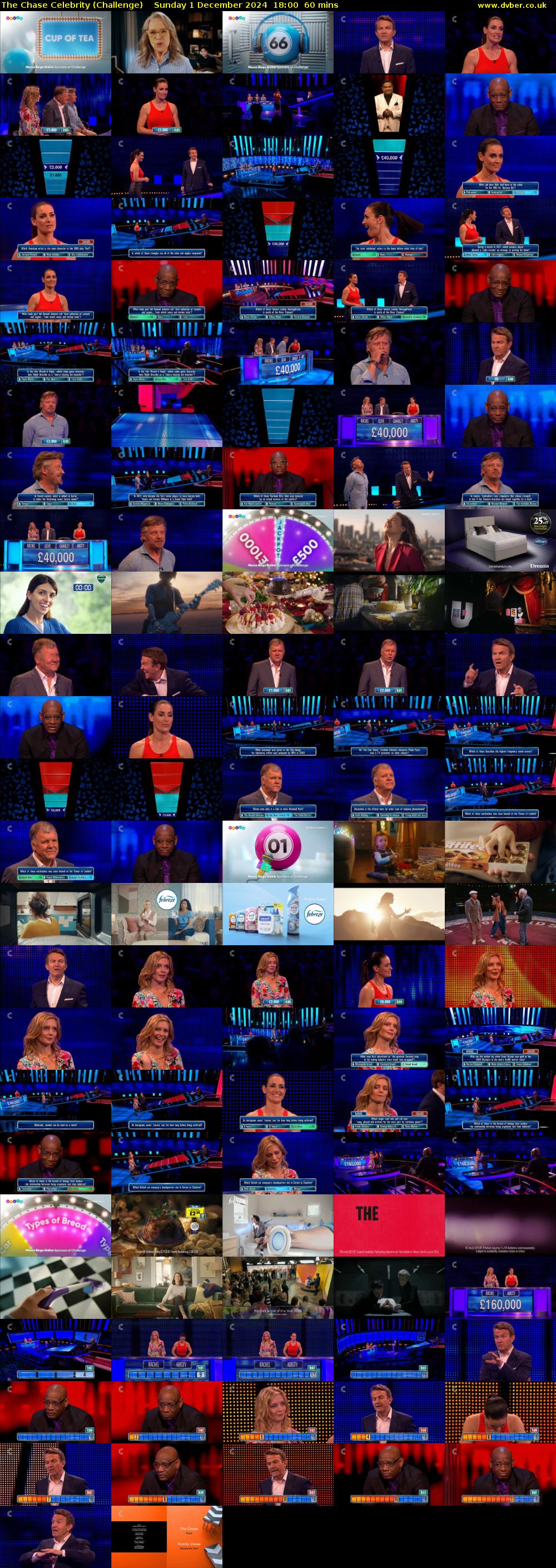 The Chase Celebrity (Challenge) Sunday 1 December 2024 18:00 - 19:00