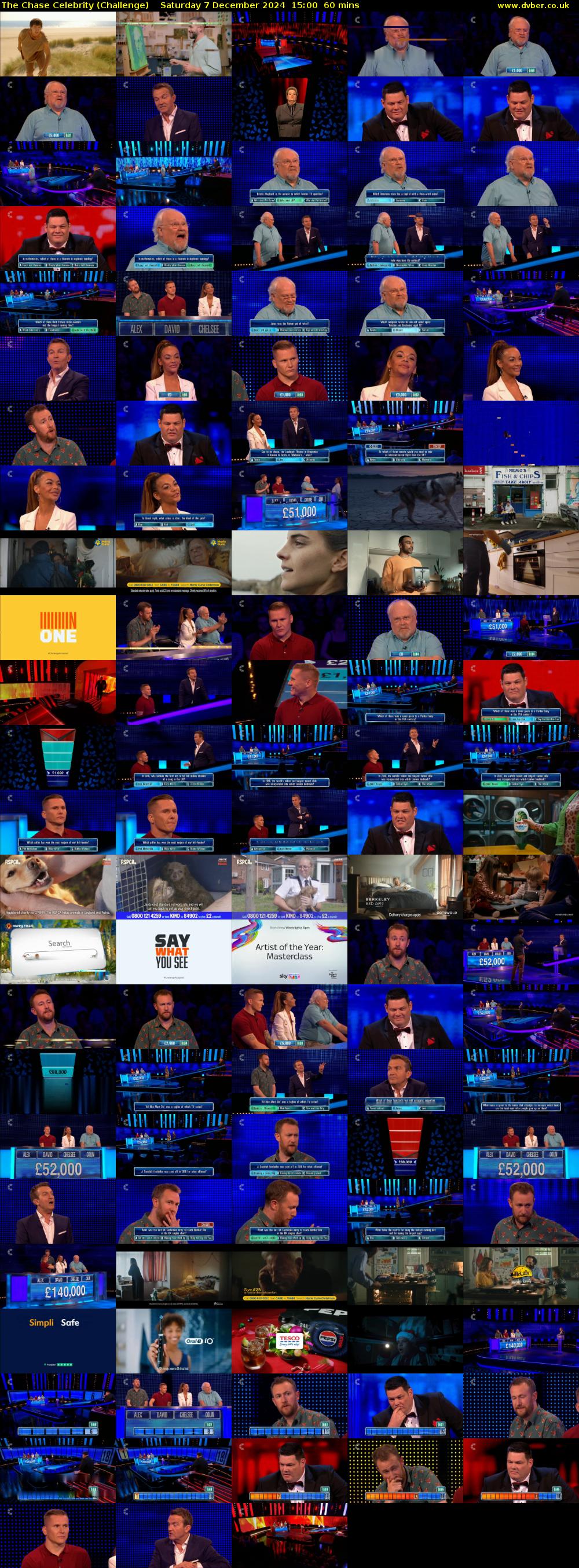 The Chase Celebrity (Challenge) Saturday 7 December 2024 15:00 - 16:00