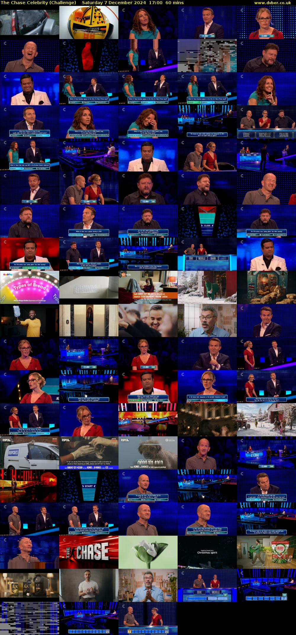 The Chase Celebrity (Challenge) Saturday 7 December 2024 17:00 - 18:00