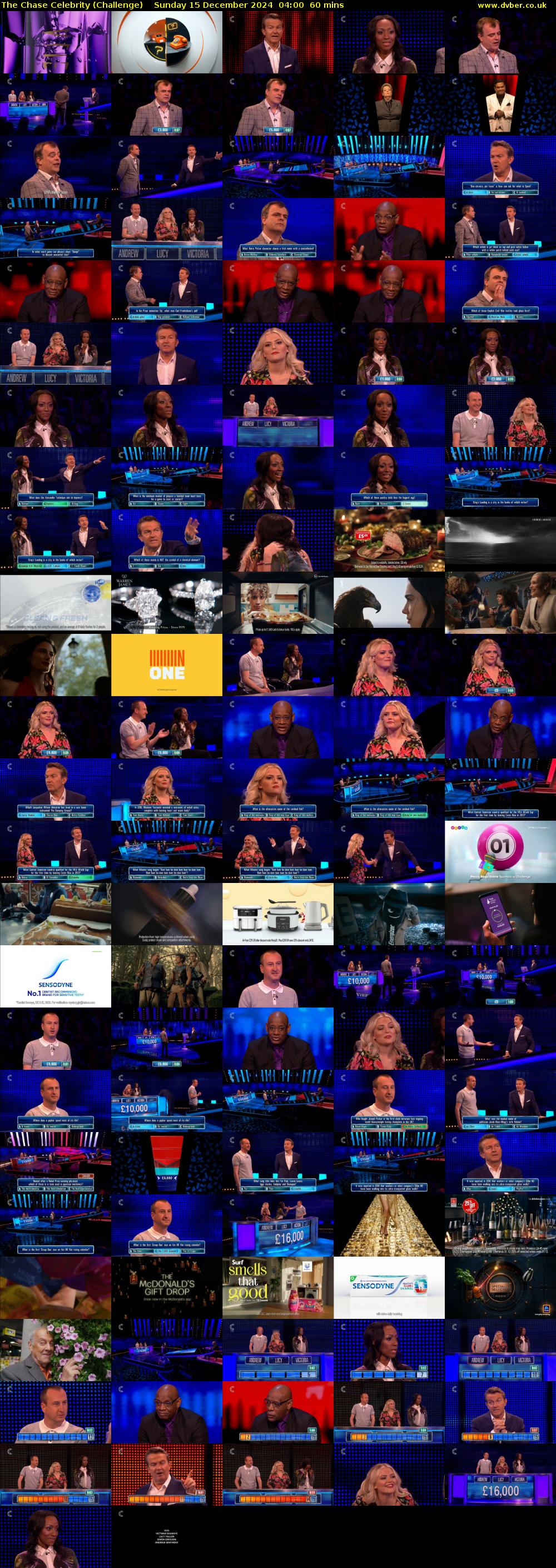 The Chase Celebrity (Challenge) Sunday 15 December 2024 04:00 - 05:00