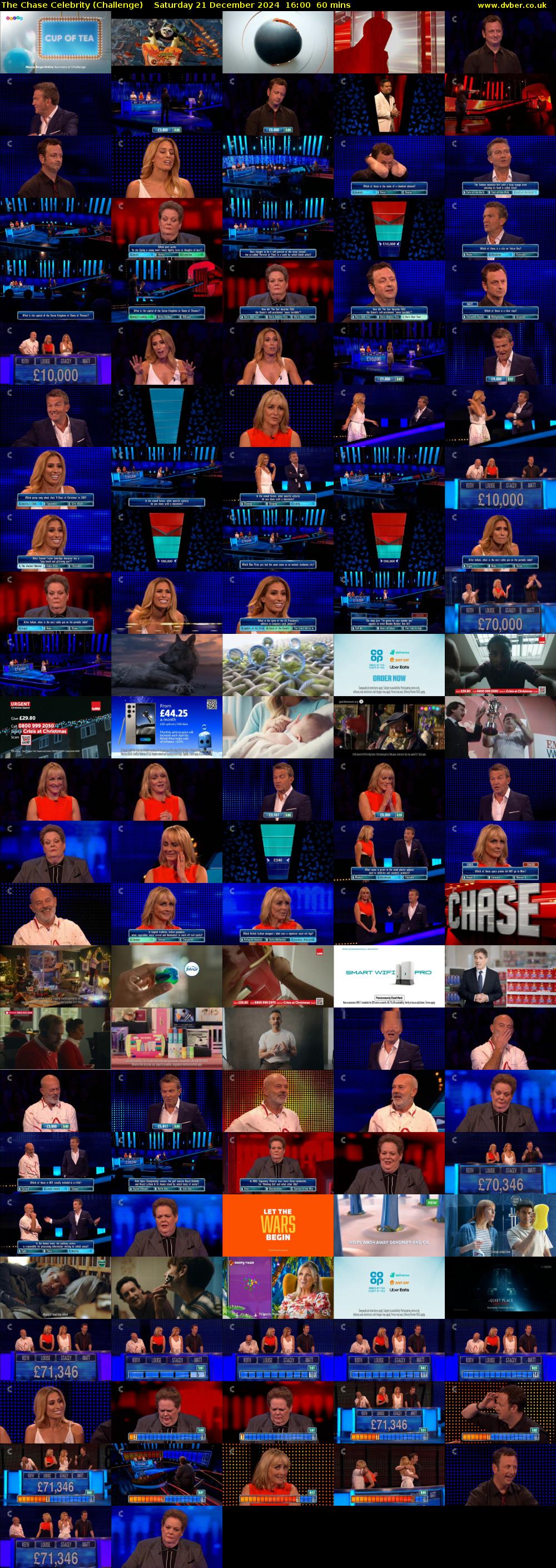 The Chase Celebrity (Challenge) Saturday 21 December 2024 16:00 - 17:00