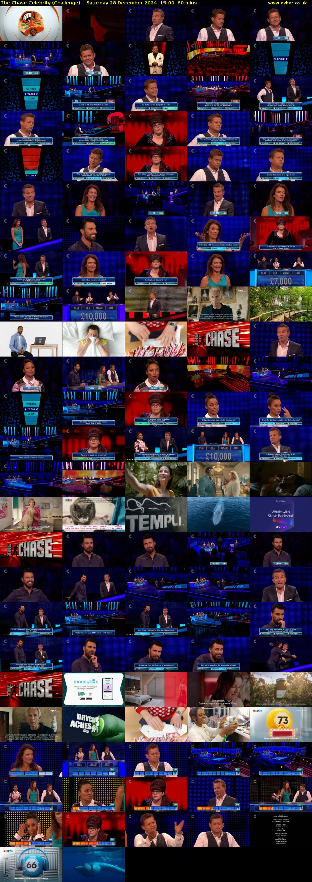 The Chase Celebrity (Challenge) Saturday 28 December 2024 15:00 - 16:00