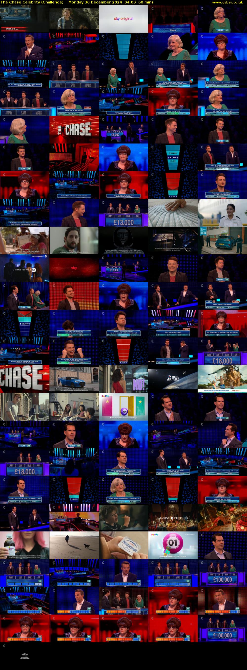 The Chase Celebrity (Challenge) Monday 30 December 2024 04:00 - 05:00