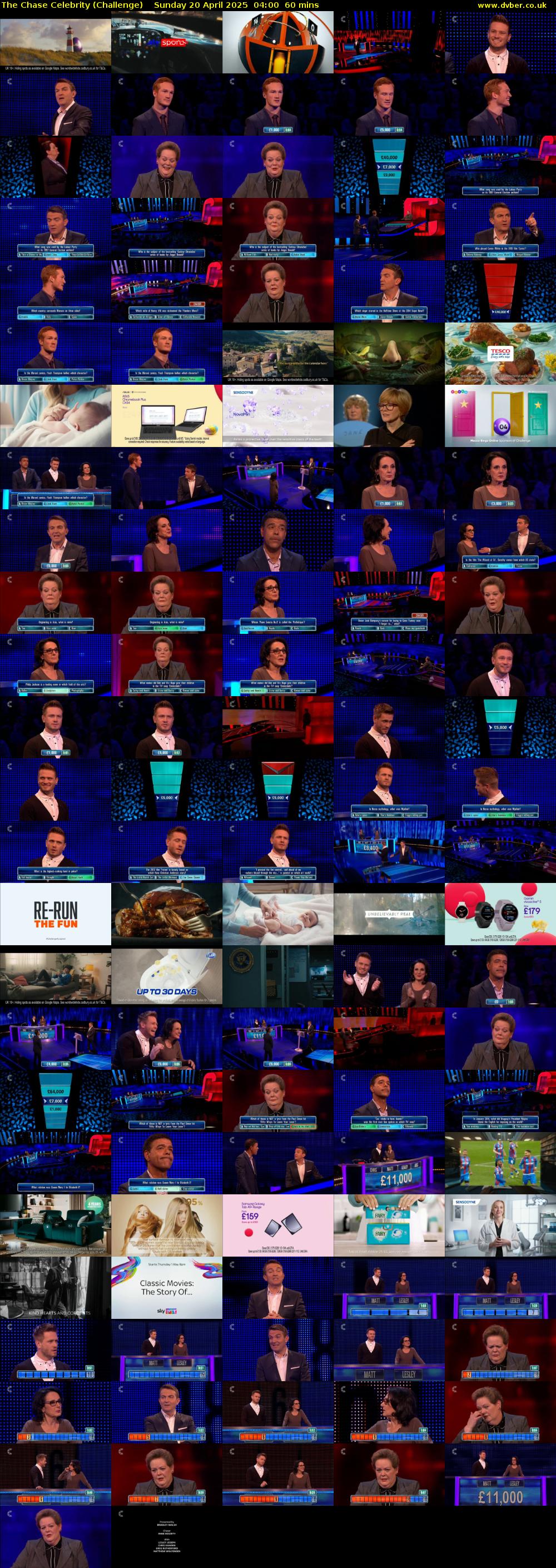The Chase Celebrity (Challenge) Sunday 20 April 2025 04:00 - 05:00