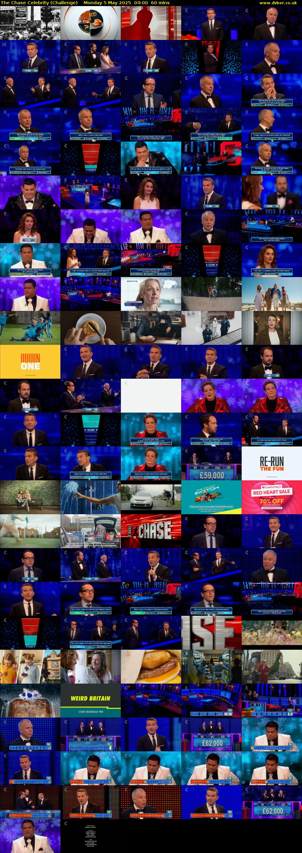 The Chase Celebrity (Challenge) Monday 5 May 2025 04:00 - 05:00