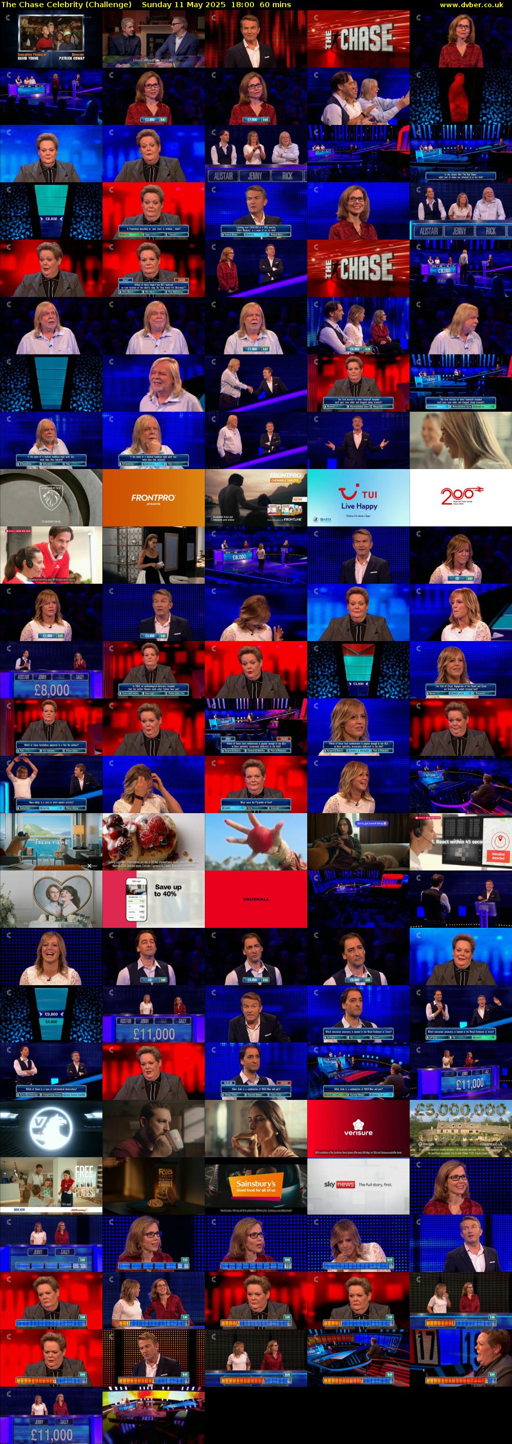 The Chase Celebrity (Challenge) Sunday 11 May 2025 18:00 - 19:00