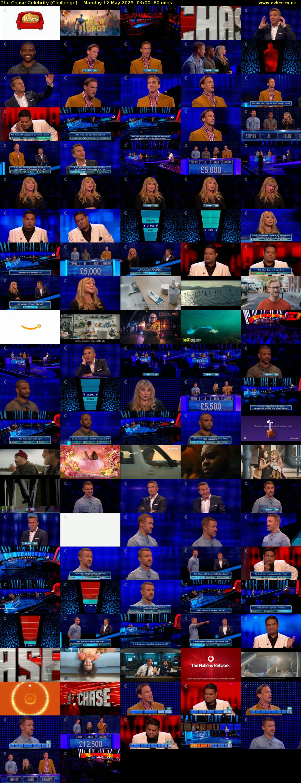 The Chase Celebrity (Challenge) Monday 12 May 2025 04:00 - 05:00