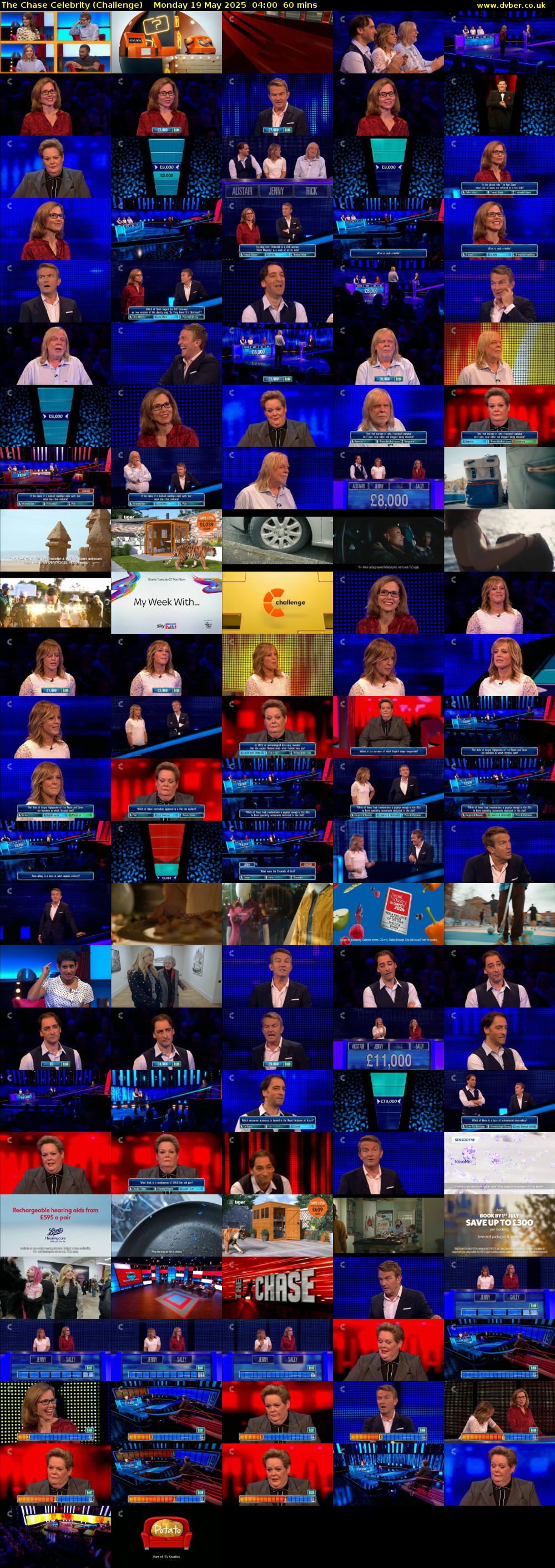 The Chase Celebrity (Challenge) Monday 19 May 2025 04:00 - 05:00